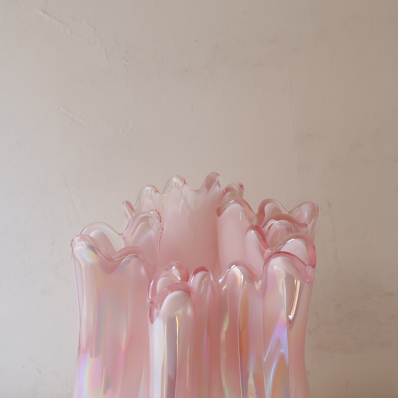 桜色のオーロラ花瓶