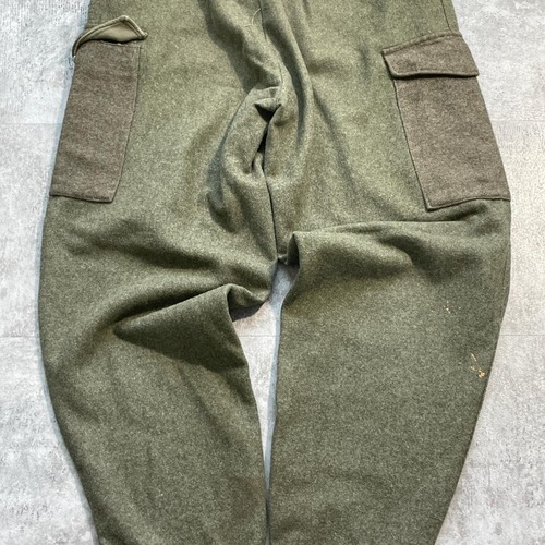 40-50s スウェーデン軍 実物 M-39 ウールカーゴパンツ 詳細写真9