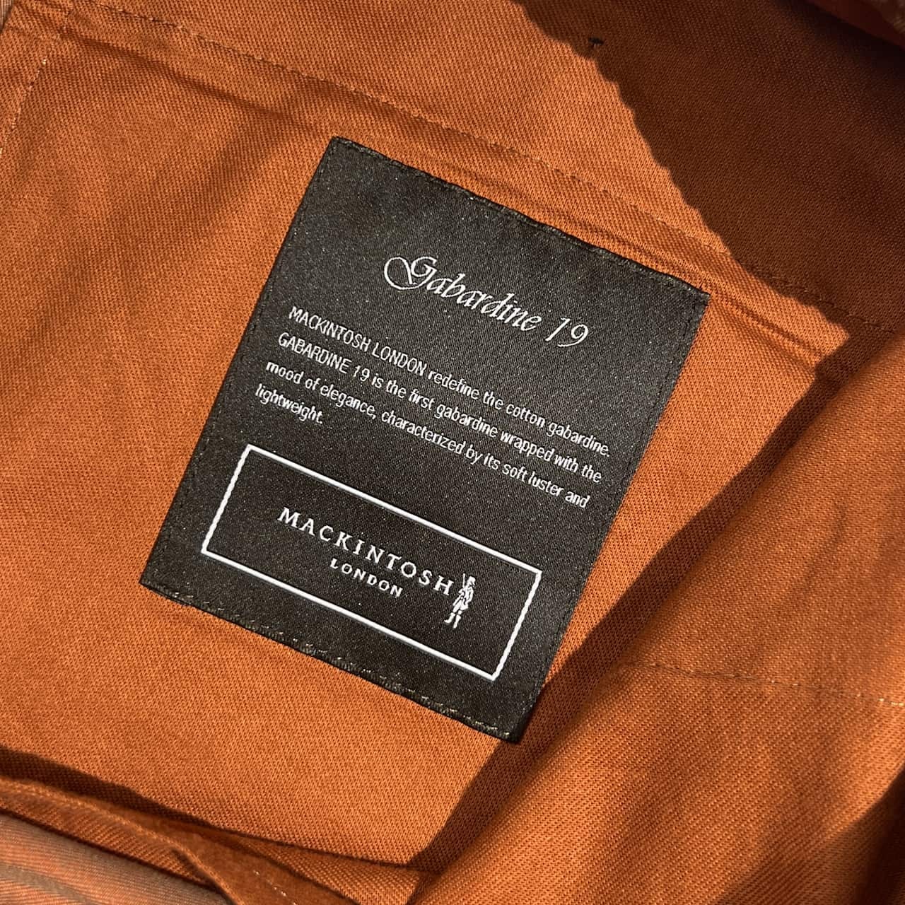 MACKINTOSH LONDON マッキントッシュ Gabardine 19 タック ワイドパンツ 40/ブラウン系 玉蟲系 三陽商会