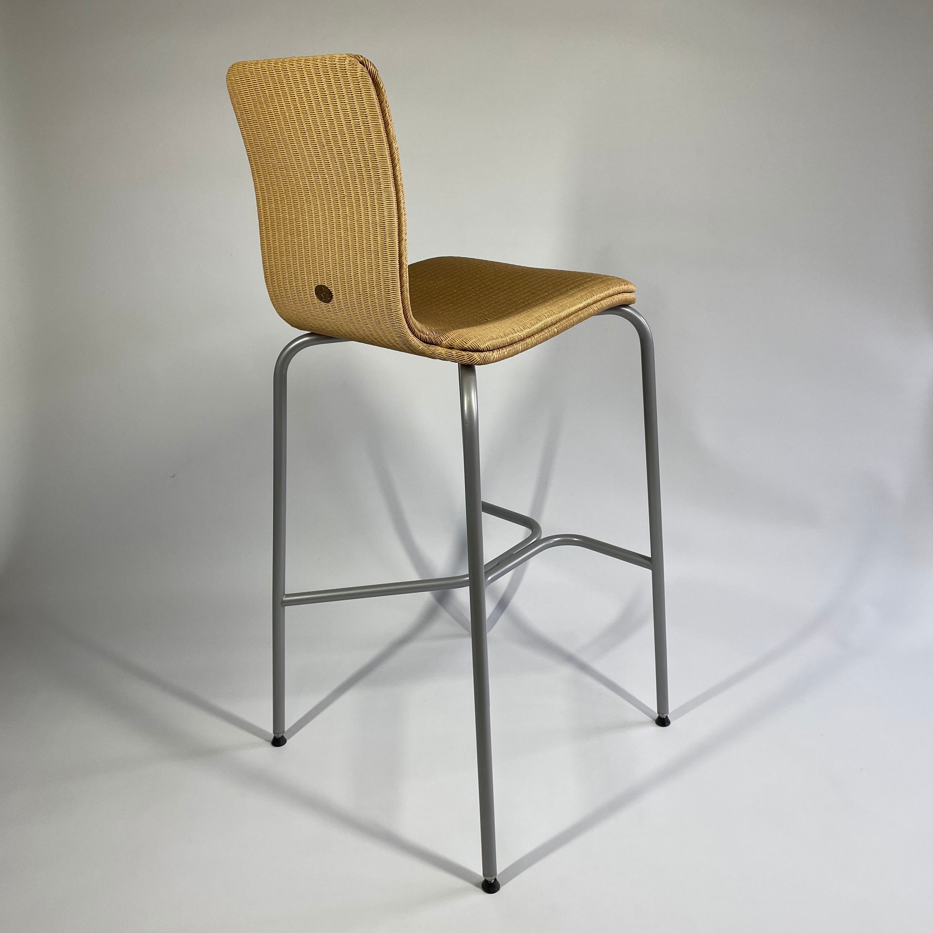 Lloyd Loom Oyster Bar Stool | KOHSEKI