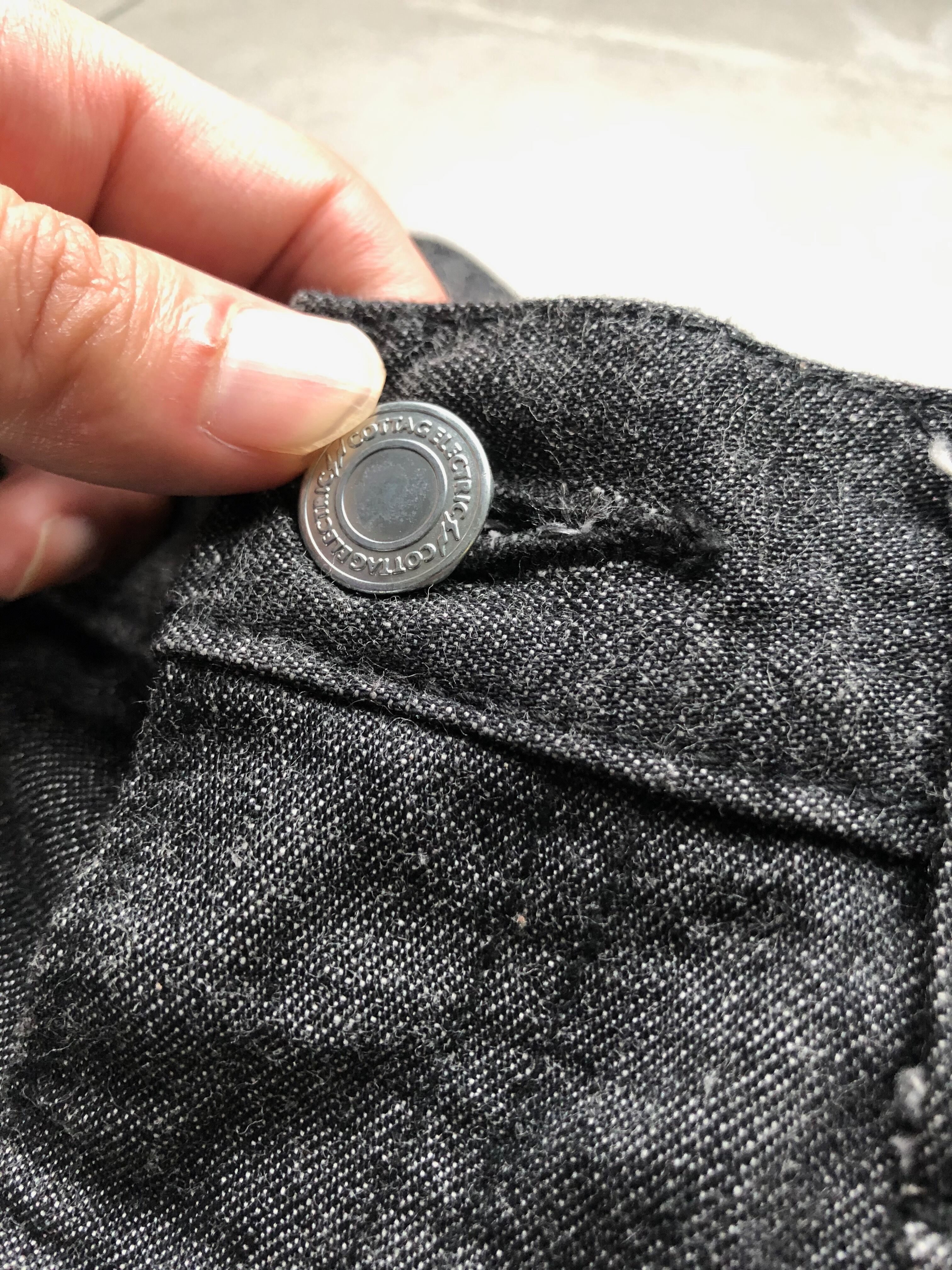 ELECTRIC COTTAGE non-wash selvedge black denim | PEPIN ELECTRIC COTTAGE non-wash selvedge black denim | PEPIN