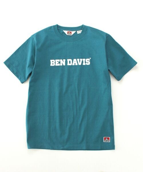 BEN DAVIS (ベンデイビス) COLLEGE LOGO SHORT SLEEVE TEE 半袖Tシャツ C-1580038 グリーン