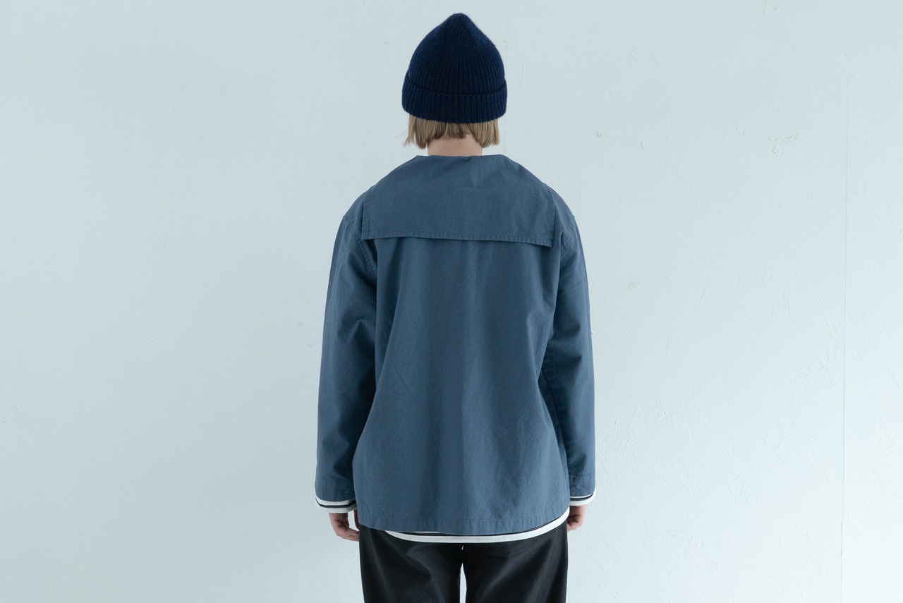 NAPRON SAILOR SHIRTS-BLUE-/ナプロン/トップス/シャツ/セーラー