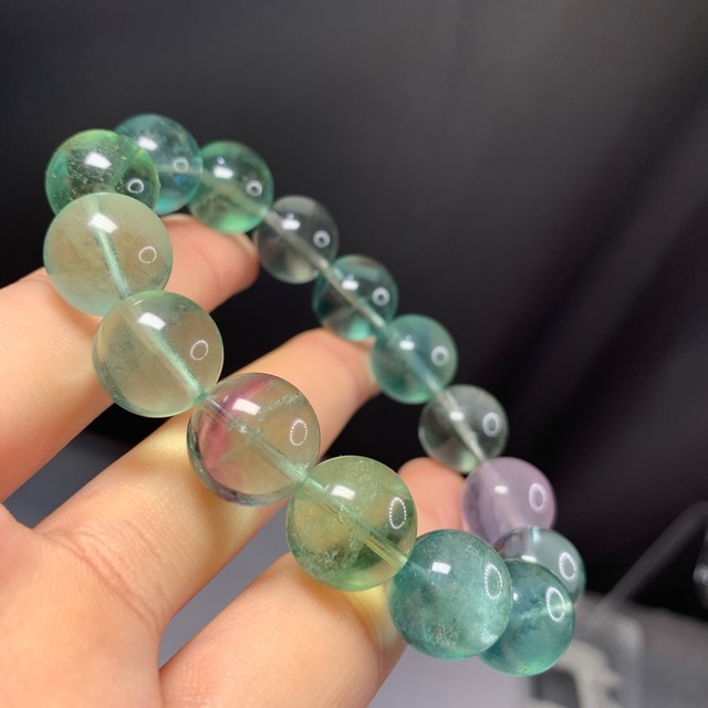 b183大玉フローライトブレスレット