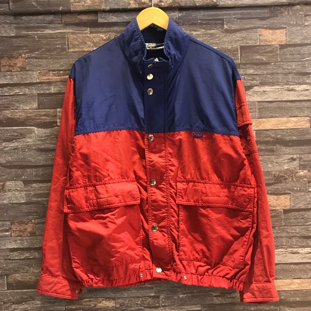 RALPH LAUREN 2TONE NYLON JACKET 1990'S OLD