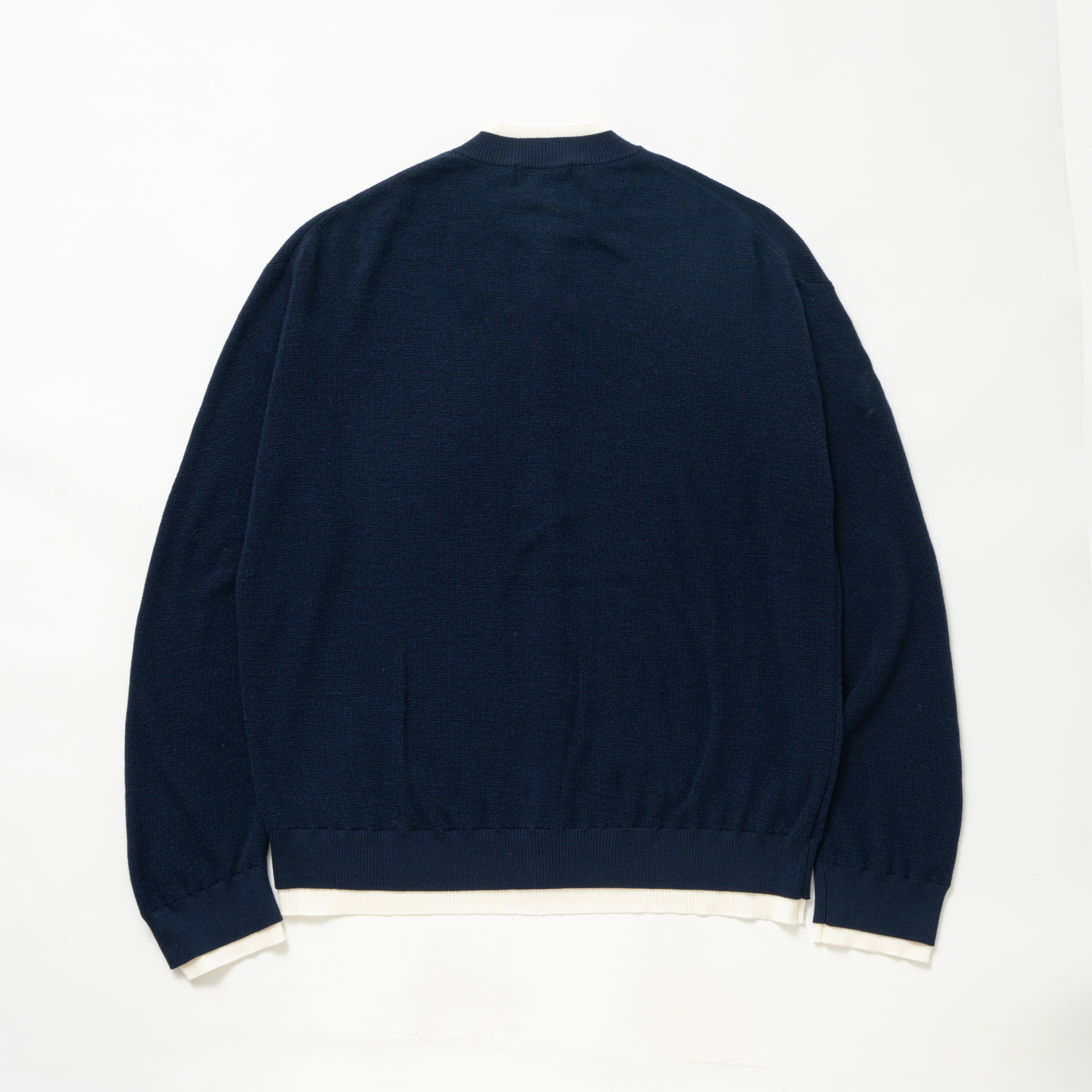 Layered knit cardigan（NAVY） | TTTMSW