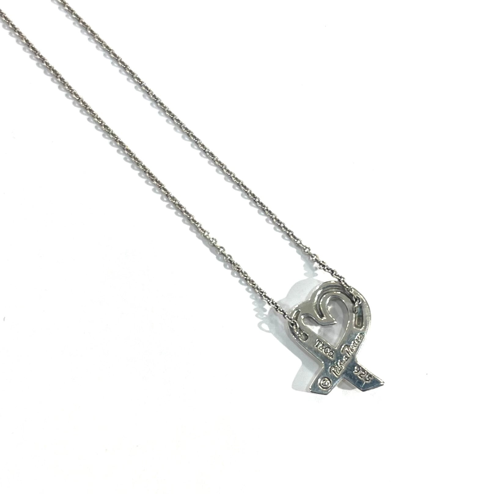 TIFFANY&CO.】2542 名品。 ラビングハート ネックレス シルバー925