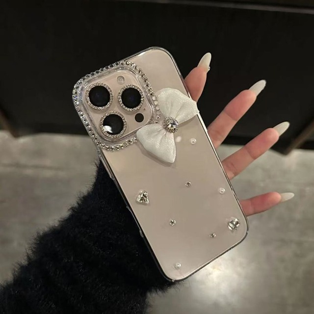 iphone case シフォンリボン　H479