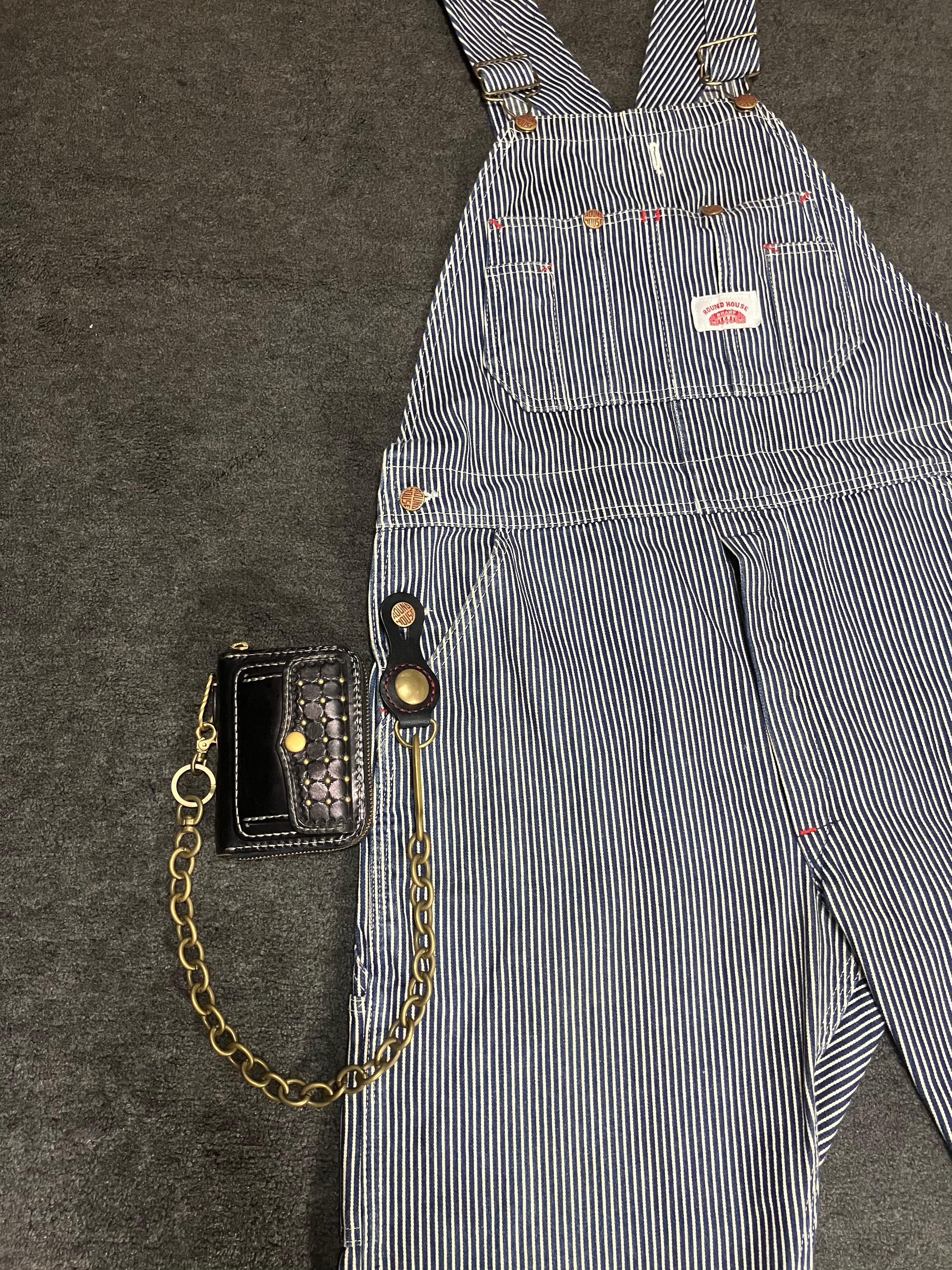 オーバーオール キーホルダー | SIXTEEN LEATHER