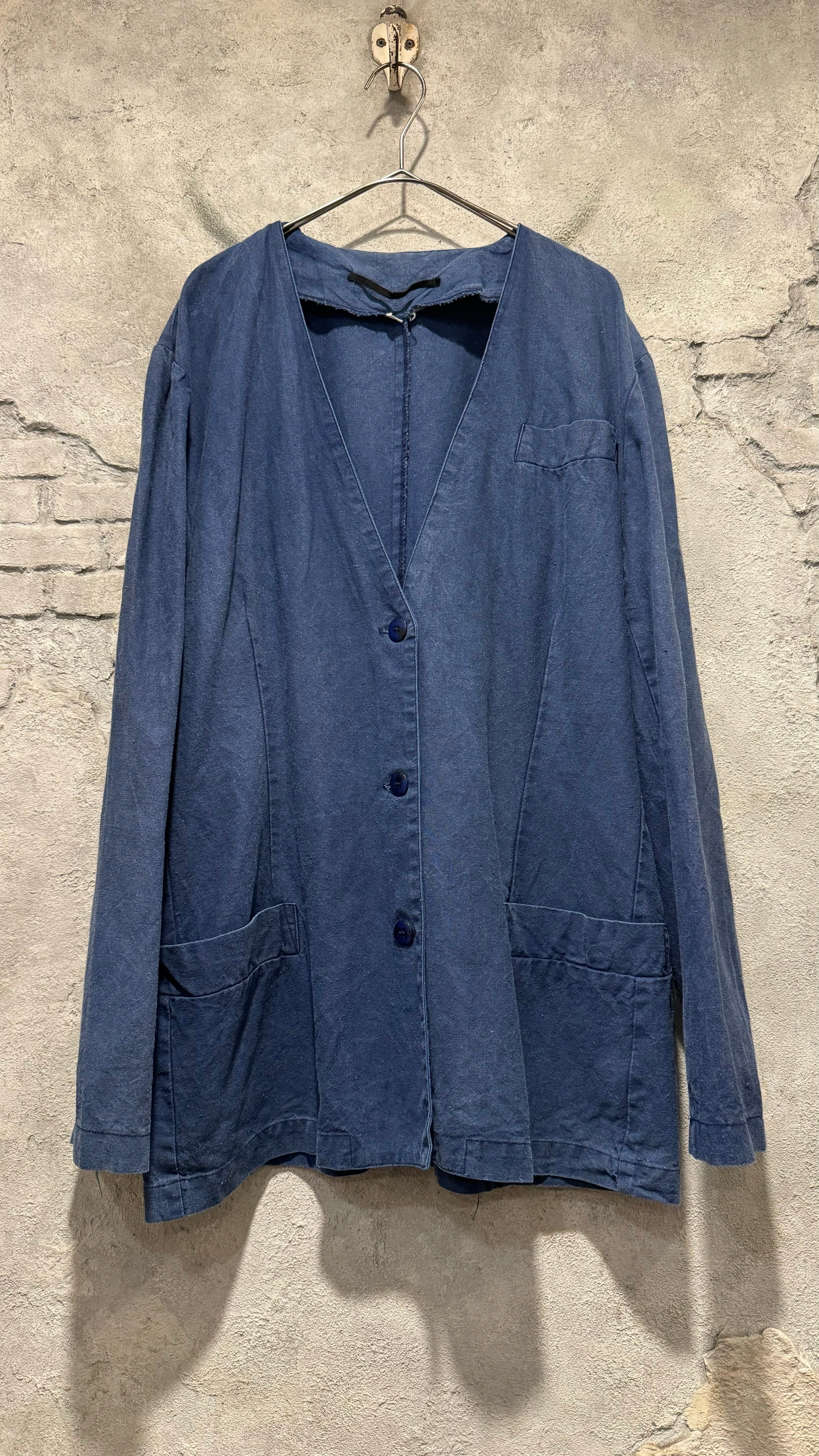 す様専用 Old linen cardigan. Cotton pullover shirt. Football tee. Linen easy pants