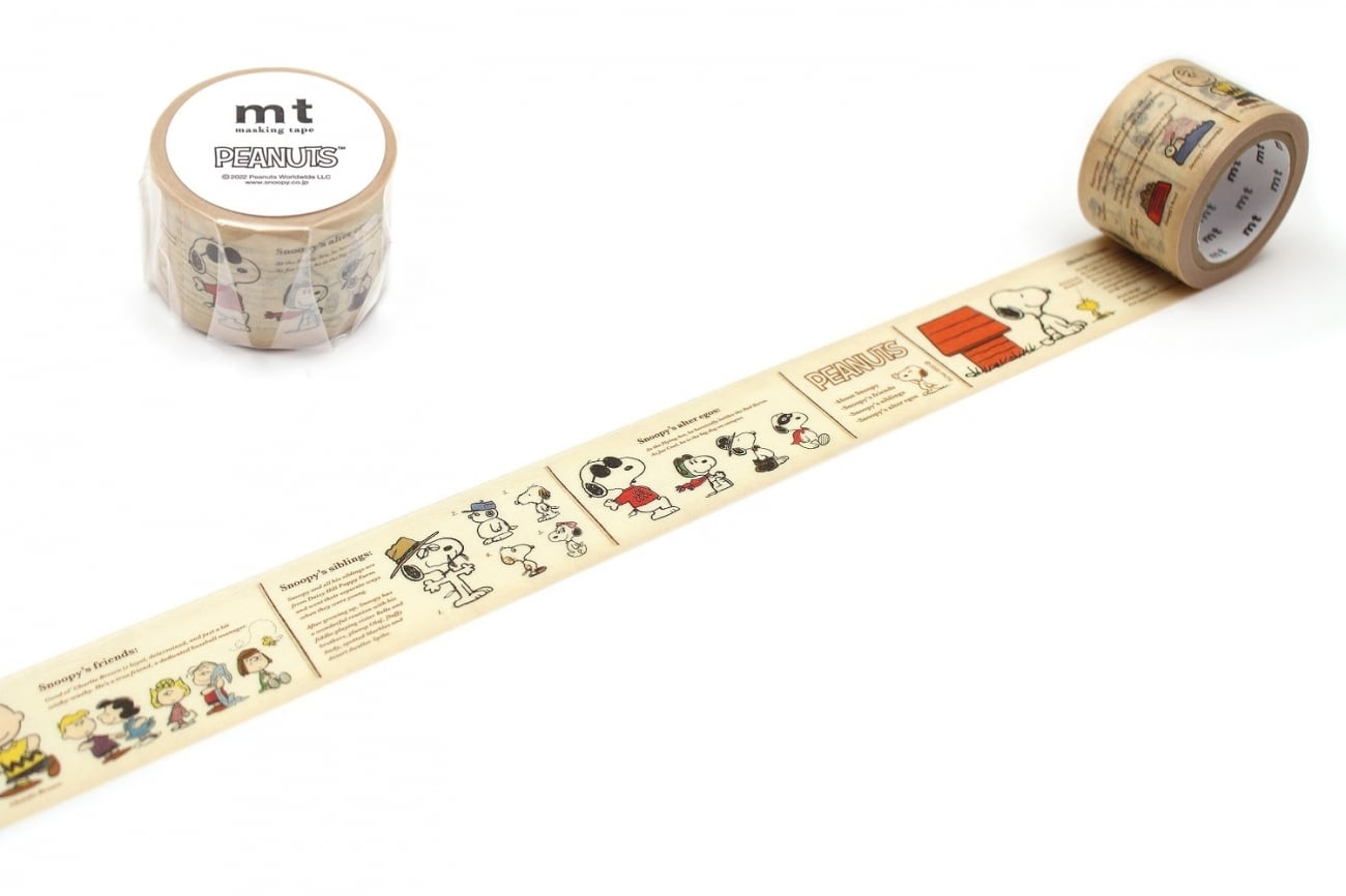 mt×PEANUTS ピーナッツ図鑑 30mmマステ CA15