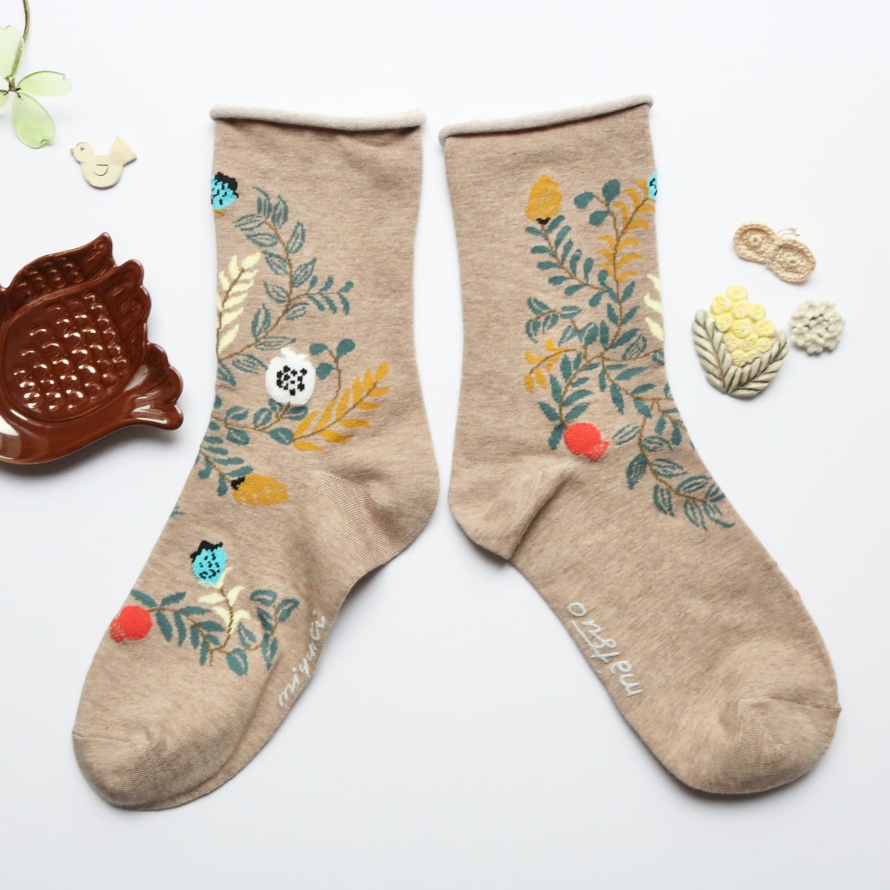 松尾ミユキ ソックス ヴァイン×プランツ | Zakka so-la