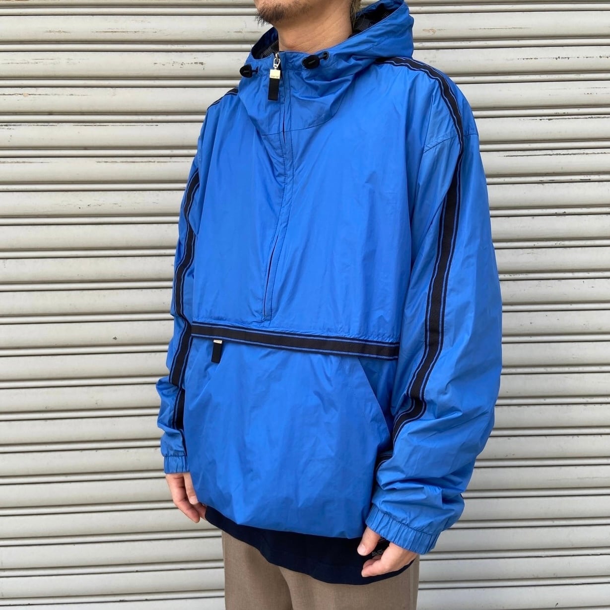 00s リーバイス シルバータブ アノラックパーカー ナイロン ブルー XL