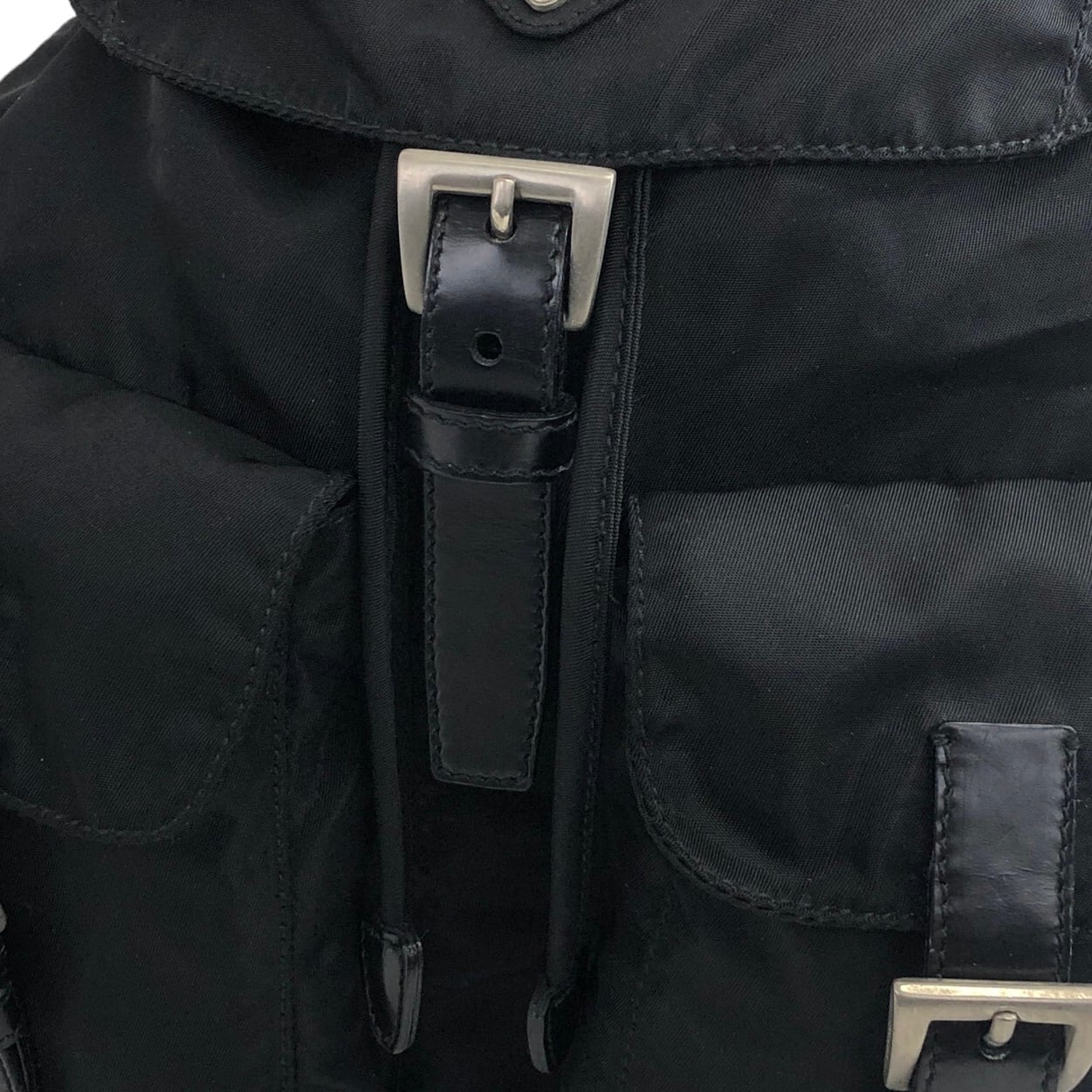 PRADA プラダ バックパック ブラック トライアングルロゴ ナイロン