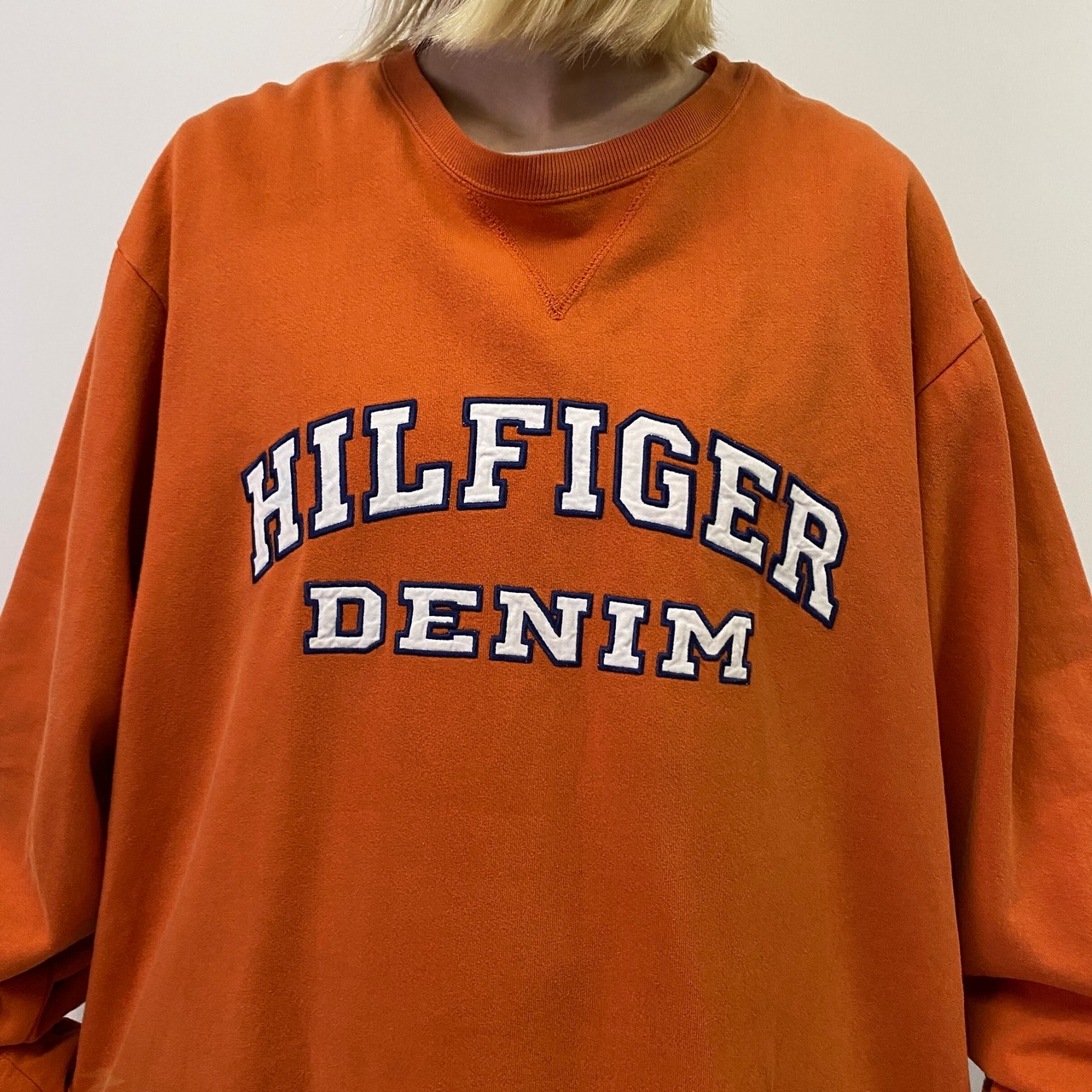 90年代〜00年代 TOMMY HILFIGER DENIM トミーヒルフィガー ロゴ刺繍 