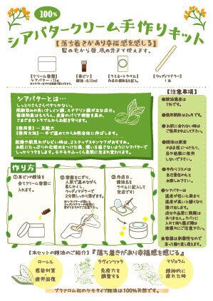 シアバター 落ち着きがあり 幸福感を感じる クリーム1000 保湿 乾燥 手作りキット トライアルキット お試しキット プラナロム精油 オーガニック おうち時間を楽しもう レモンルーム Lemonroom アロマテラピー プラナロム精油
