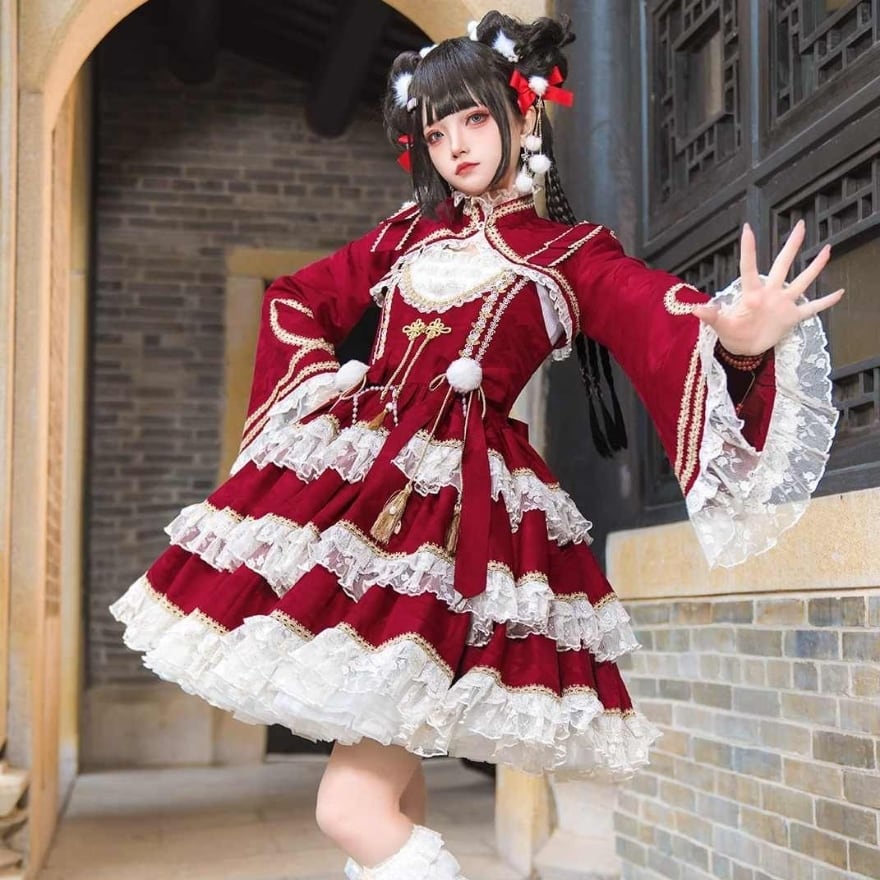 ゴスロリ通販 With U 中華ロリータ クリスマスコーデ