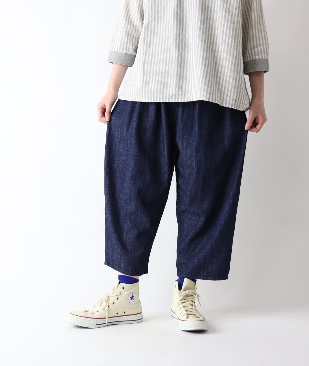 再入荷】CUORE STORE/コットン タックコクーンパンツ | ROOM Online Shop