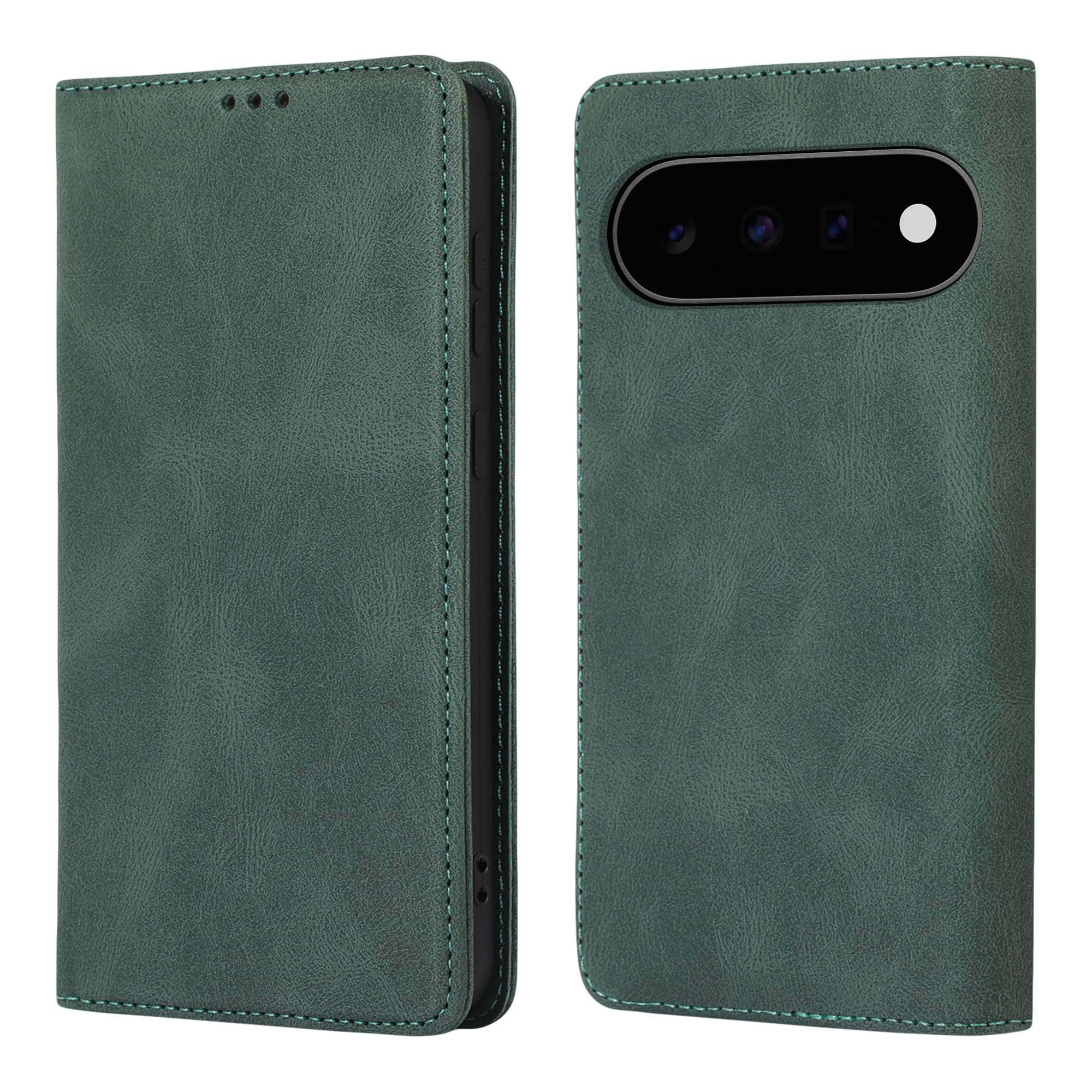 Gedurya Google Pixel 11 ケース 手帳型 グーグル ピクセル11 スマホケース Pixel11 用 ケース手帳型 Googleピクセル11 携帯カバー SIMフリー docomo au SoftBank 楽天モバイル 6.3インチ対応 Google Pixel 11 手帳型ケース マグネット式 カード収納 スタンド機能 全面保護 財布型 (グリーン)