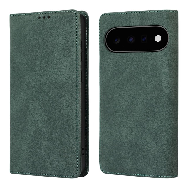Gedurya Google Pixel 11 ケース 手帳型 グーグル ピクセル11 スマホケース Pixel11 用 ケース手帳型 Googleピクセル11 携帯カバー SIMフリー docomo au SoftBank 楽天モバイル 6.3インチ対応 Google Pixel 11 手帳型ケース マグネット式 カード収納 スタンド機能 全面保護 財布型 (グリーン)