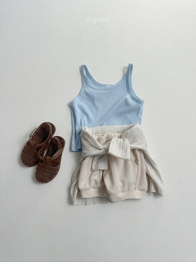 〘予約〙digreen / eyelet sleeveless