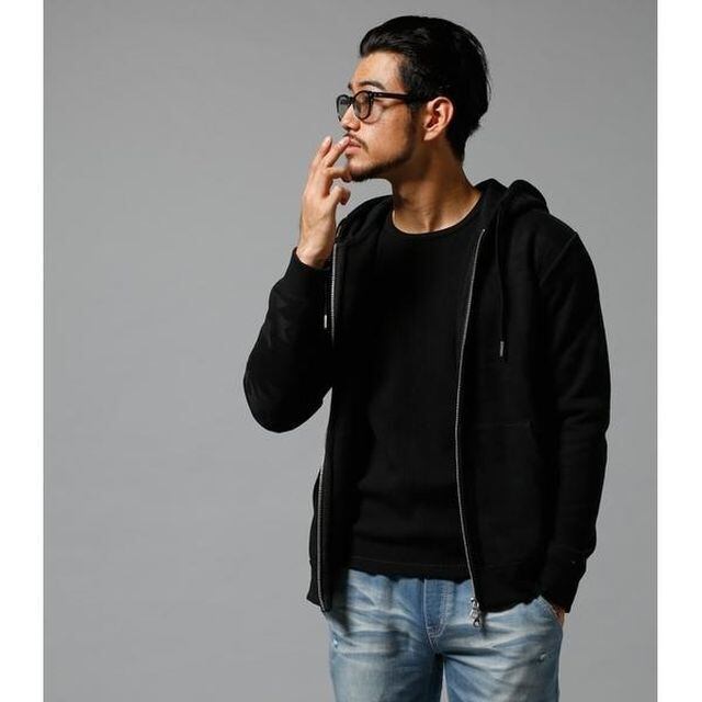 美品】AZUL BY MOUSSY アズールバイマウジー パーカー メンズ