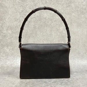 GUCCI グッチ 0013239 バンブー ハンドバッグ ダークブラウン 5833-202203