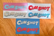 CUM SHOT ステッカー/ショート&全盛＋特典ステッカー