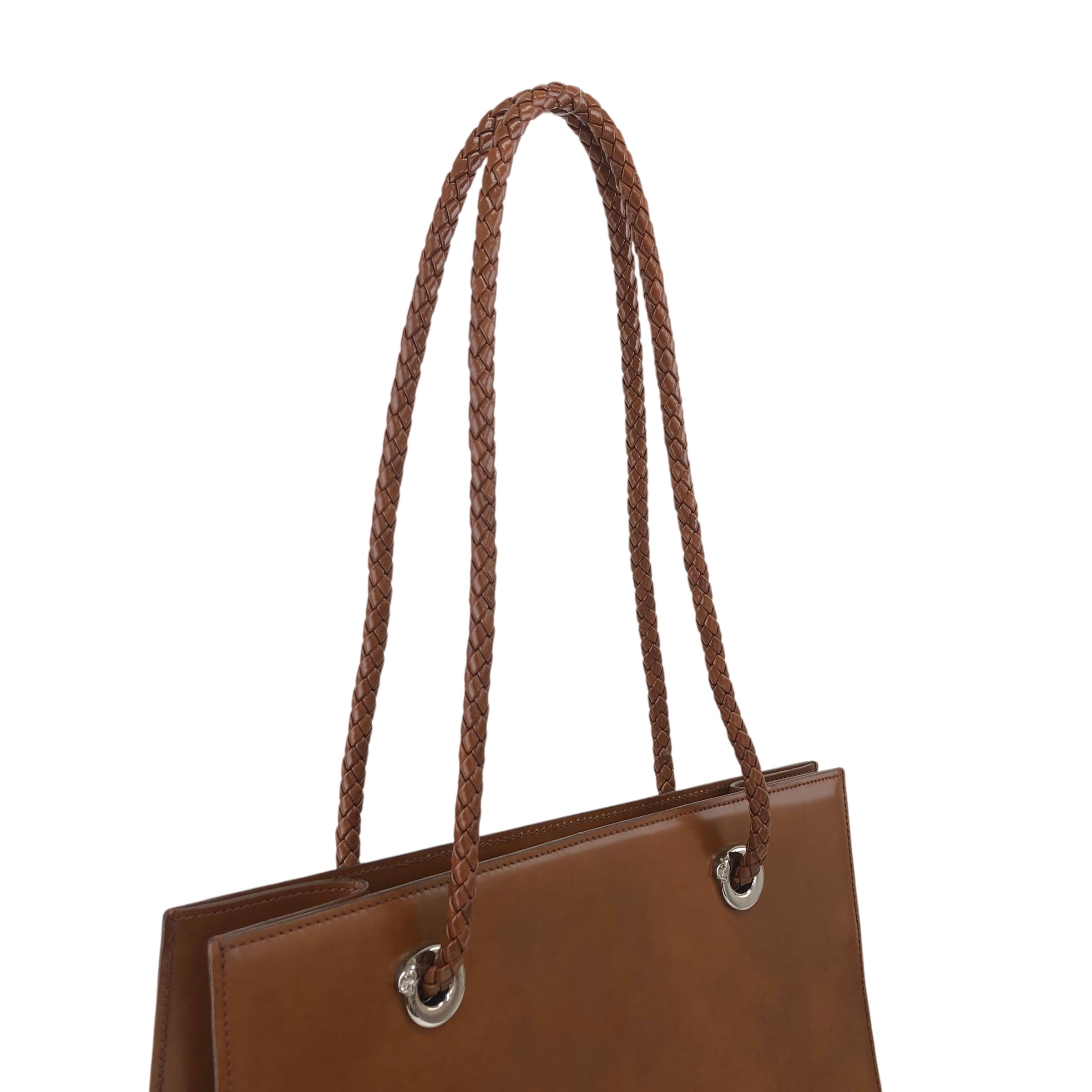 Cartier カルティエ パンテール ハンドバッグ ブラウン レザー vintage