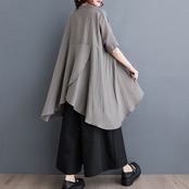 アシンメ チュニック ブラウス  30206