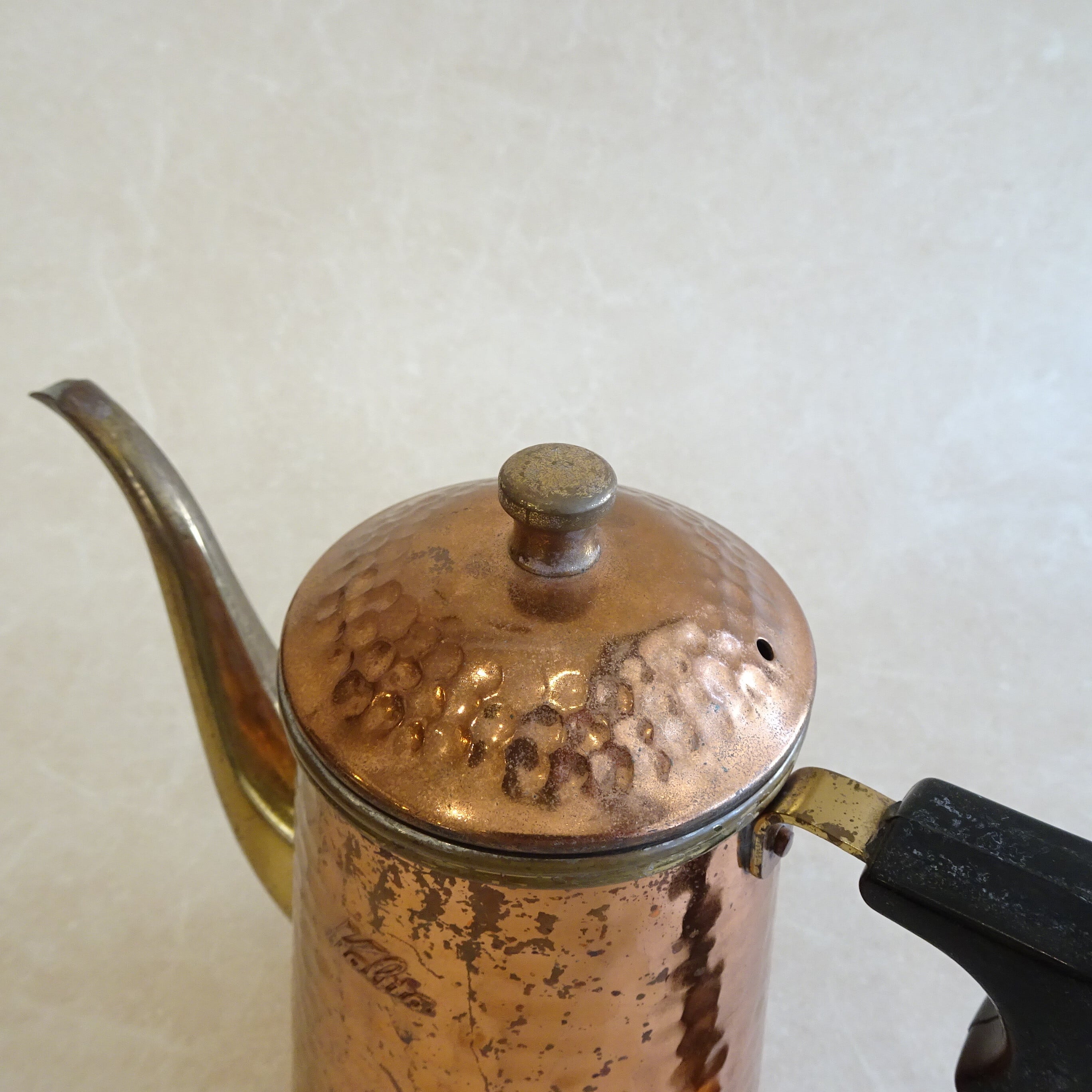 カリタ 銅のコーヒーポット | 純喫茶家具の村田商會