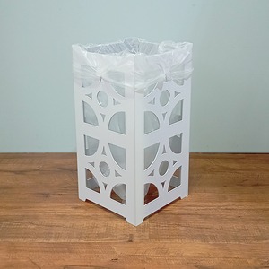 花ブロックBOX Mサイズ アルミ製 ゴミ箱 傘立て 植木鉢カバー （デザイン 01）hanabox-0002