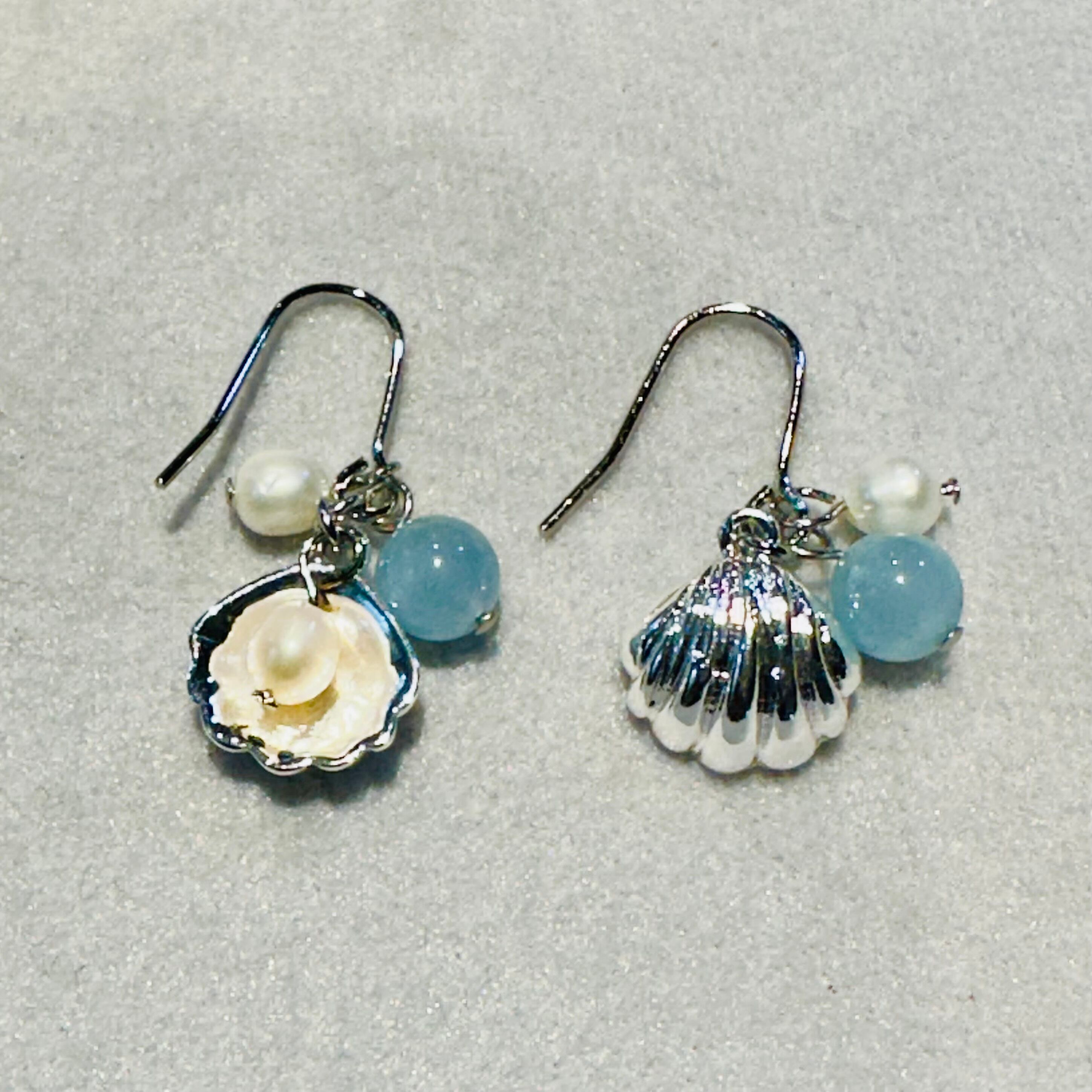 泡貝ピアス│ショートタイプ