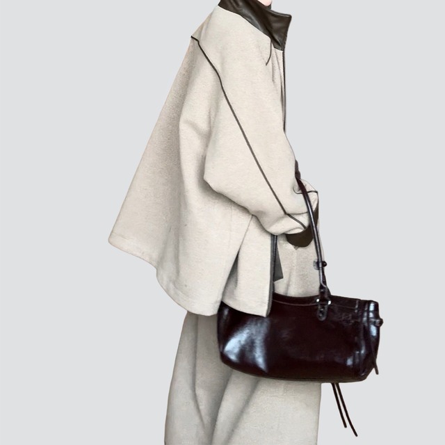 Piping full zip jacket A00107