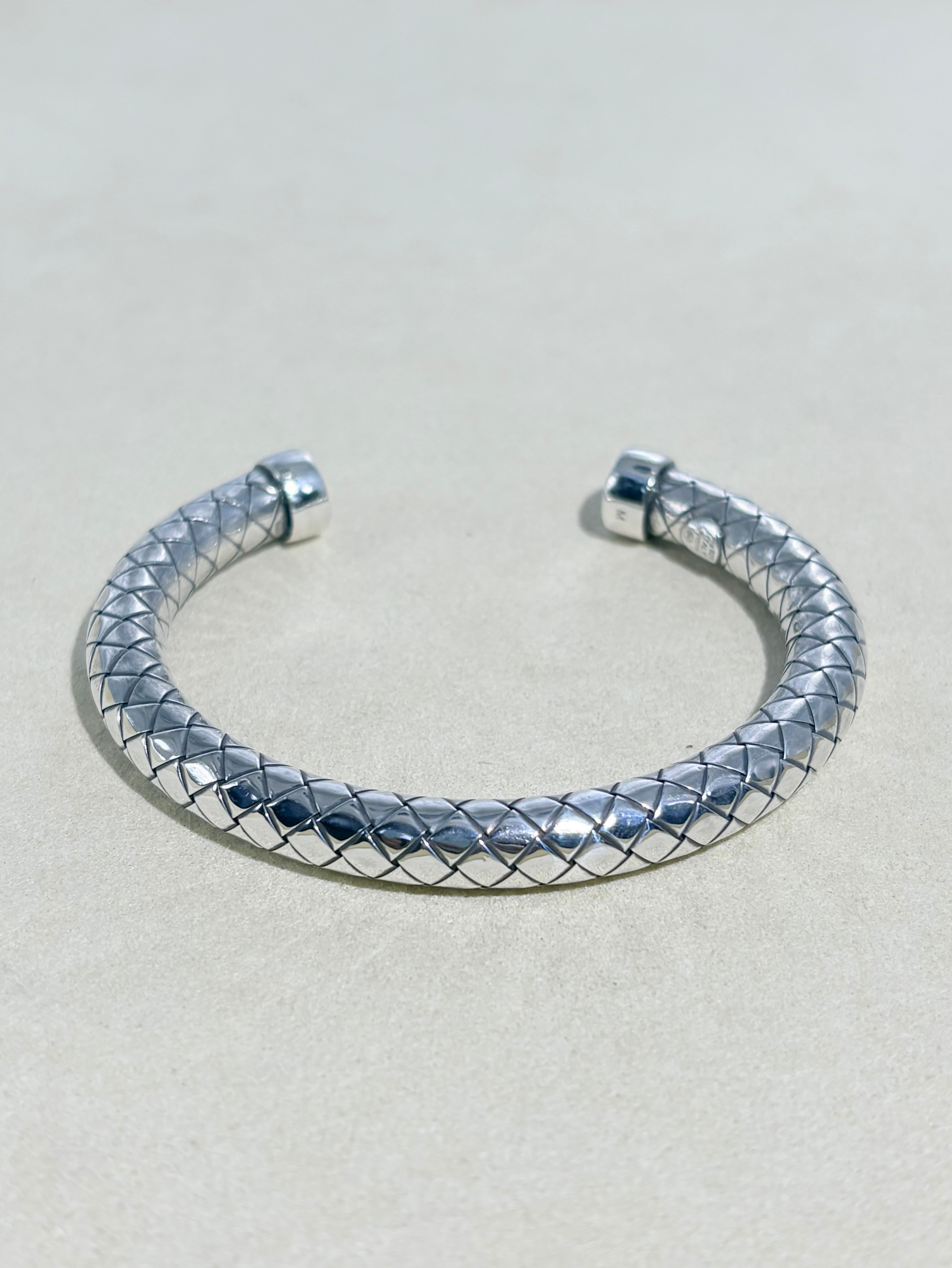 Intrecciato Woven Bangle -BOTTEGA VENETA-