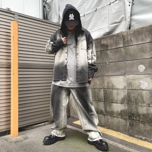 【Feng Chen Wang】DENIM  DECONSTRUCTION  WASHED SHIRT