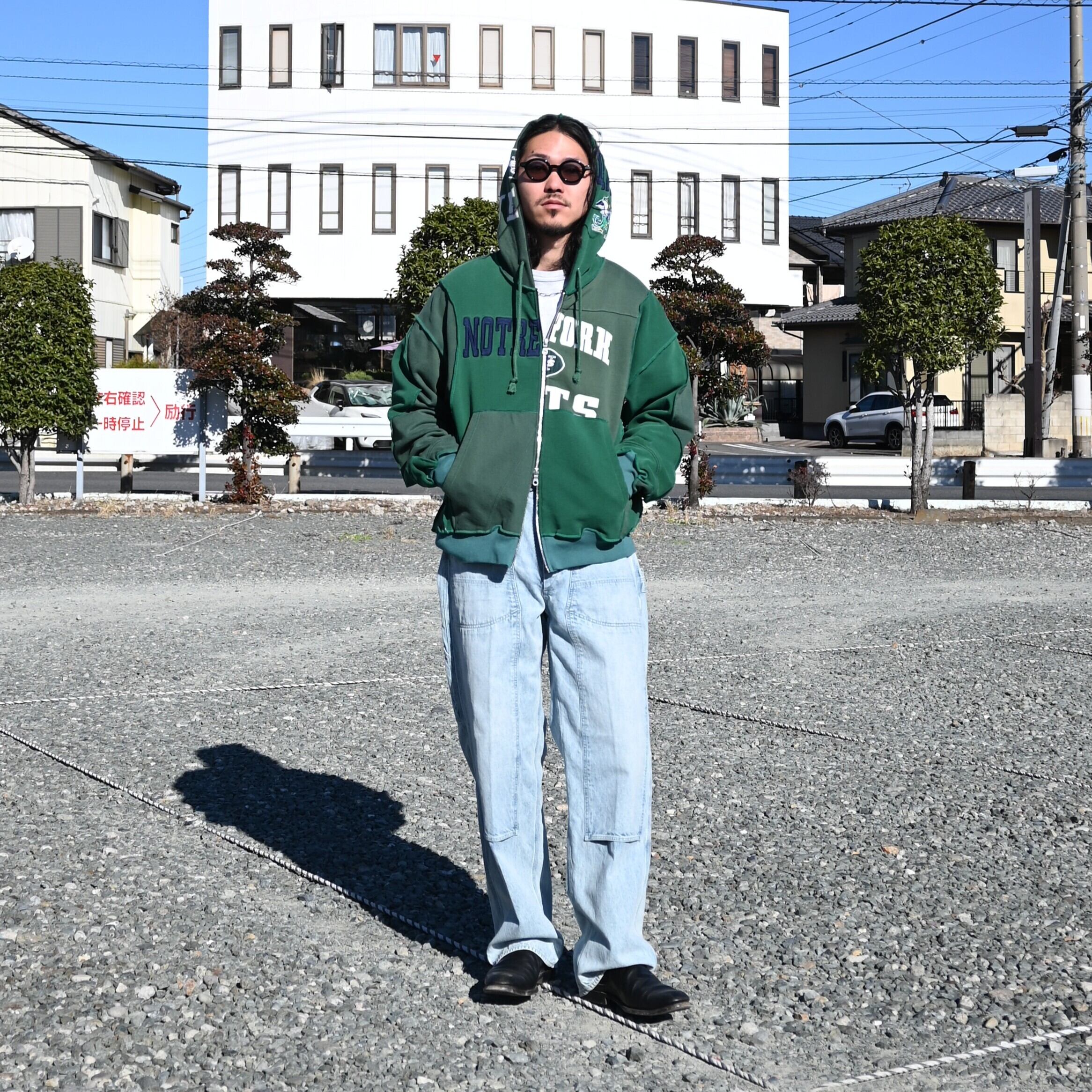 CCU / BAGGY RIDER JACKET スタイル | GANKO