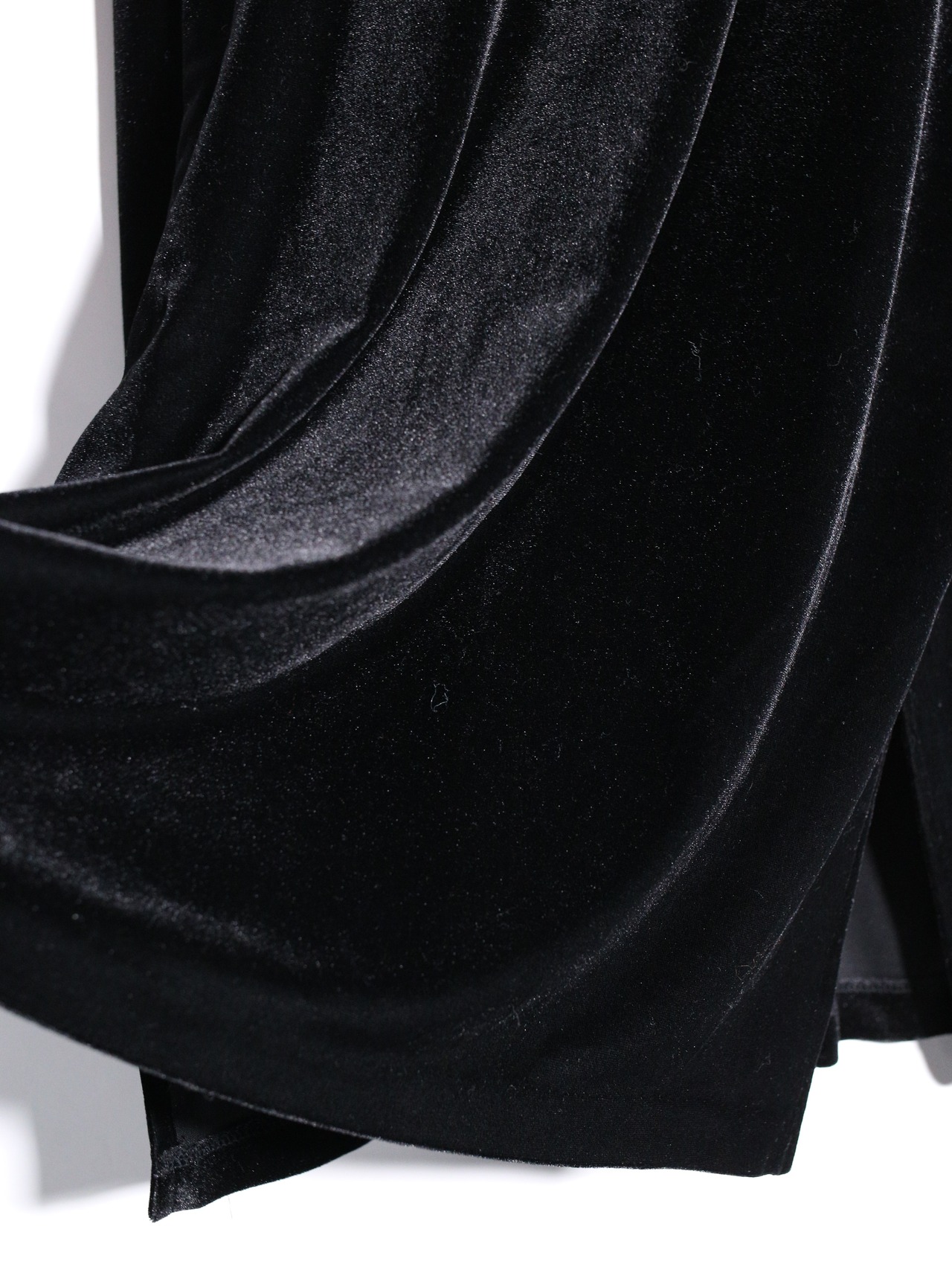 black one tone velours china shirt - 15
