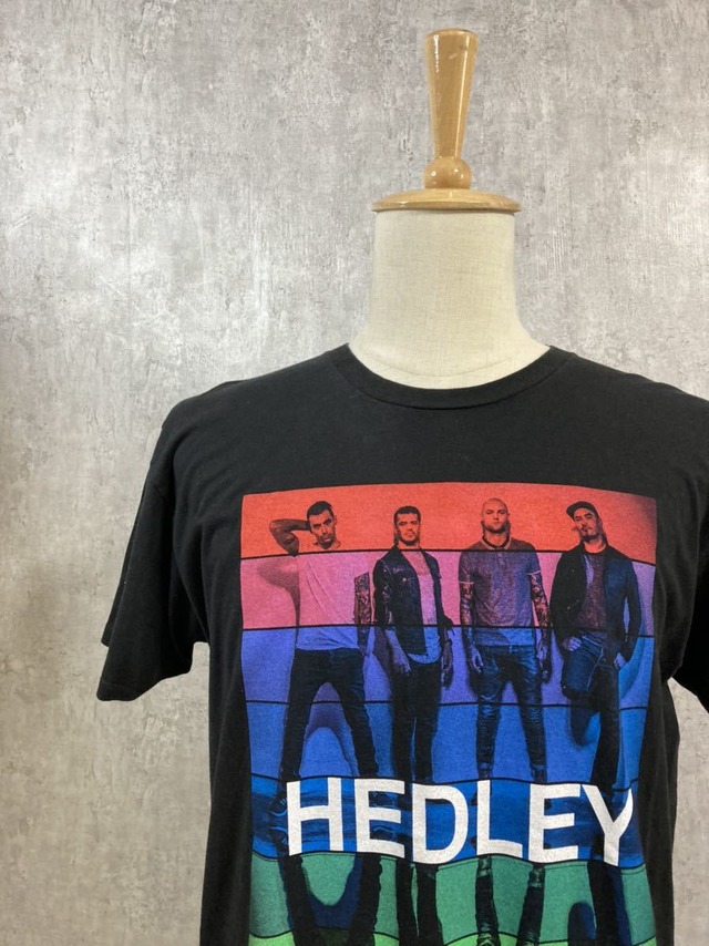 3848  HEDLEY へドリー ポップ ロック Tシャツ ダンス L