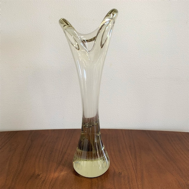 イタリア ムラノガラス ムラーノ フラワーベース  / Italy Murano Glass Vase
