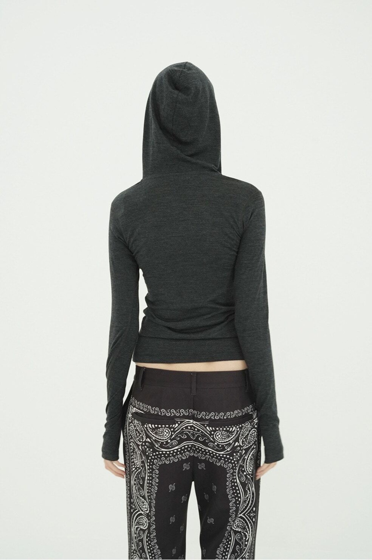 CLANE HALF ZIP WOOL HOODED TOPS 3色展開
