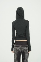 CLANE HALF ZIP WOOL HOODED TOPS 3色展開