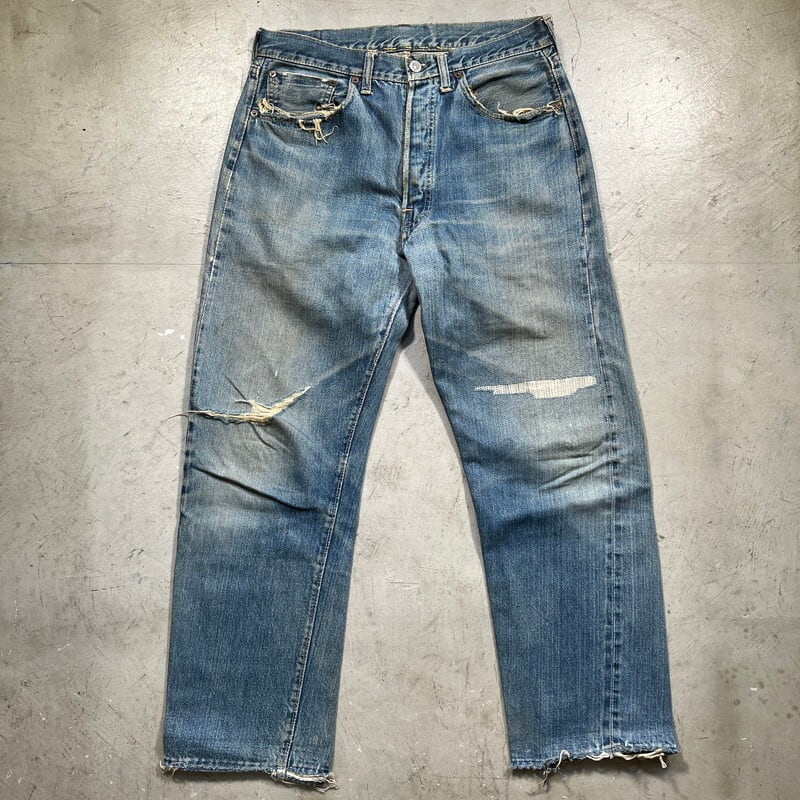 60's LEVI'S リーバイス 501 デニム Big E Vステッチ 刻印16 ウォッチ