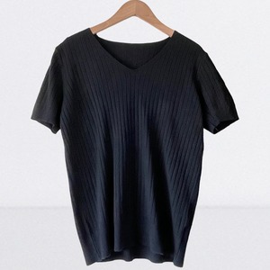 Vネックニット / ３カラー  [23smr-127]