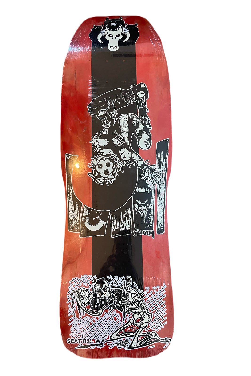 SCRAM Skates Black & White Deck 10.0inch（Seattle, WA） | 氵SUNZUI