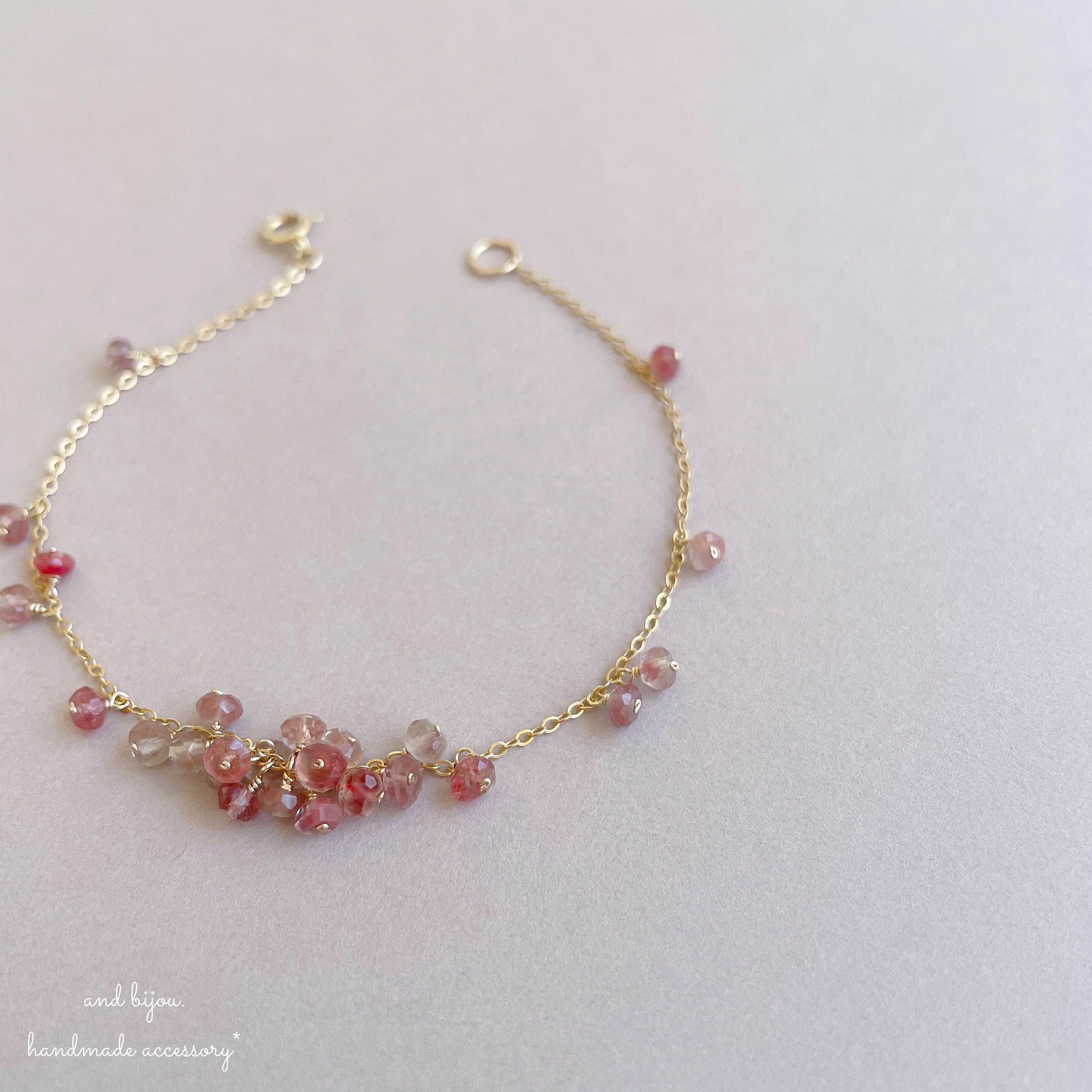 kgf andesine bracelet*   and bijou. 天然石アクセサリー