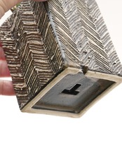 【PREMIUM】 鉢植え フィリグリー Agave oteroi 'Filigree' with TOKY X STUDIO.ZOK Arc Herringbone Build Pot