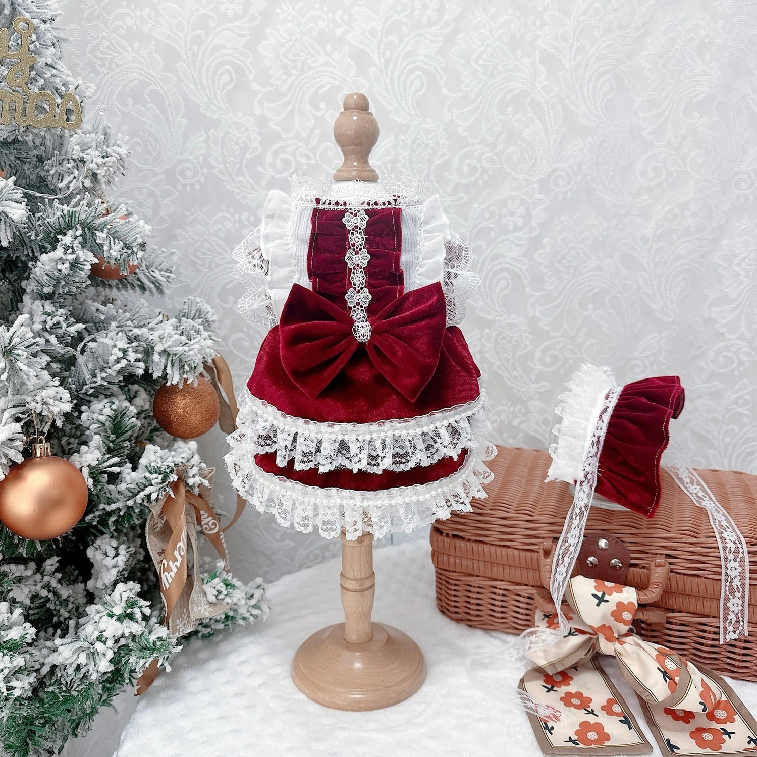 クラシカルベルベット・クリスマスドレス 00778