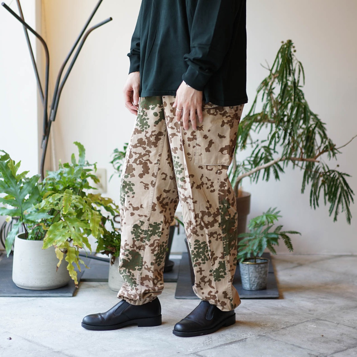ドイツ軍 トロペンターン カーゴパンツ(フレクターデザートカモ 