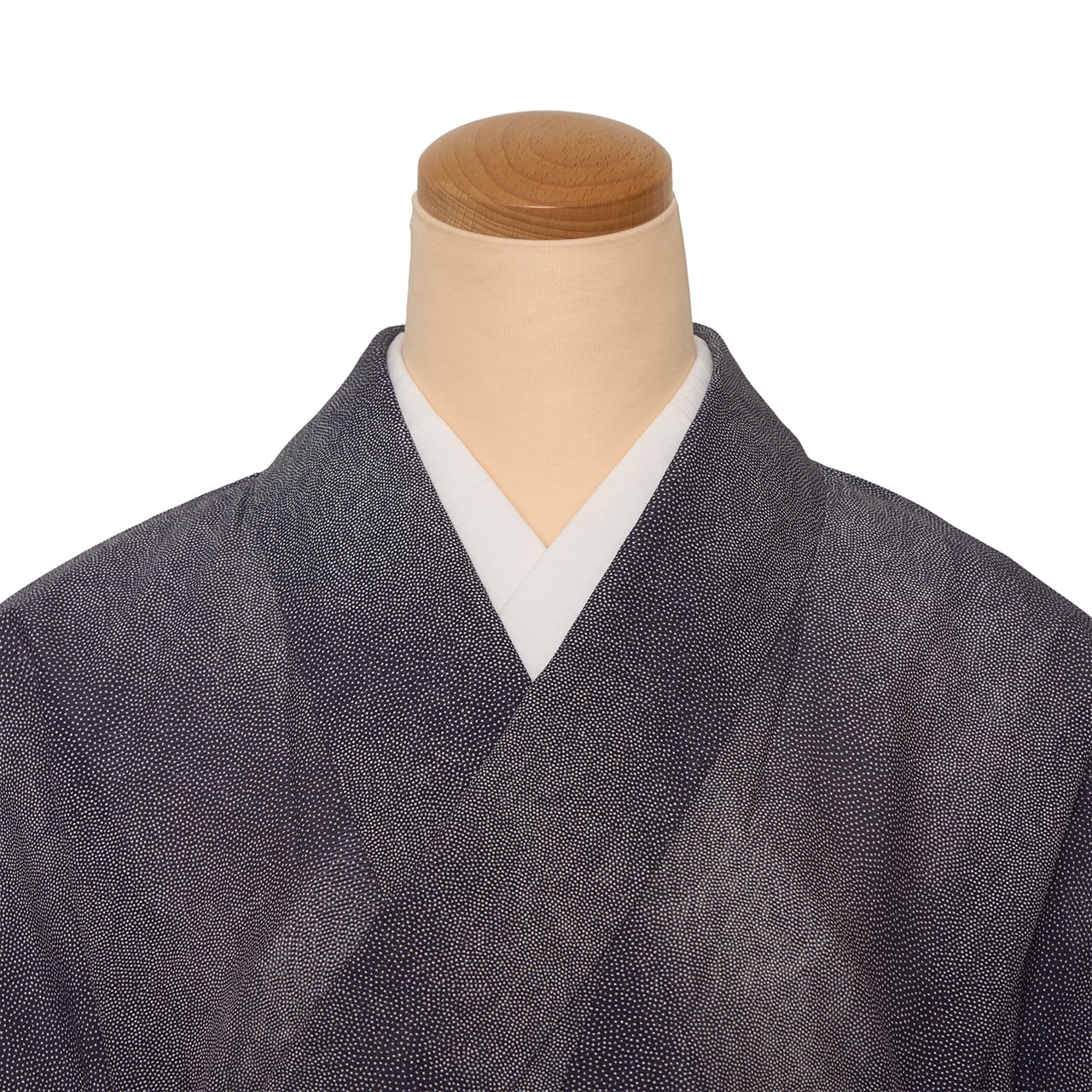 斜め暈し変りよろけ縞 江戸小紋 絽着物【中古】 | かわの屋
